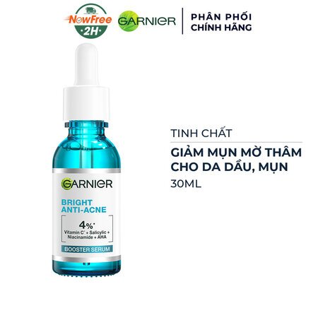 Serum Garnier Giảm Mụn Mờ Thâm Cho Da Dầu, Mụn 30ml 01