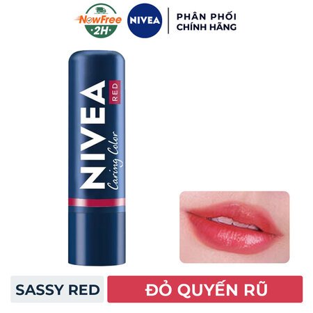 Son Trang Điểm Dưỡng Môi Nivea Đỏ Quyến Rũ 4.8g 01
