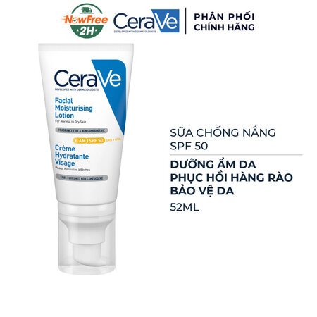 Sữa Chống Nắng CeraVe Dưỡng Ẩm Phục Hồi 52ml 01