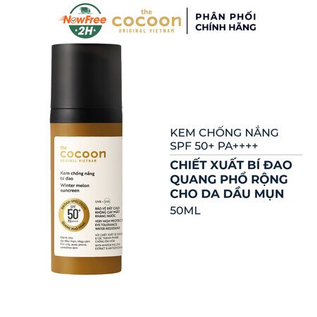 Sữa Chống Nắng Cocoon Bí Đao Quang Phổ Rộng 50ml 01