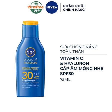Sữa Chống Nắng Toàn Thân Nivea Cấp Ẩm Mỏng Nhẹ SPF30 75ml 01