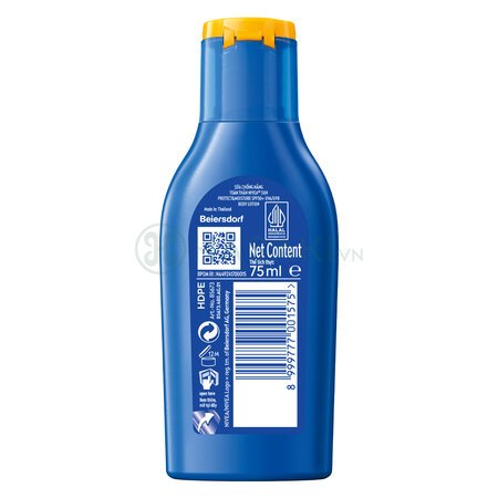Sữa Chống Nắng Toàn Thân Nivea Cấp Ẩm Mỏng Nhẹ SPF50+ 75ml 02