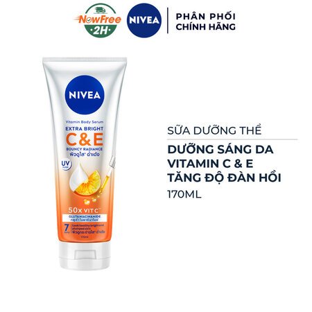 Sữa Dưỡng Thể Nivea Dưỡng Sáng Da Vitamin C & A 170ml 01