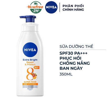 Sữa Dưỡng Thể Nivea Phục Hồi & Chống Nắng Ban Ngày 350ml 01