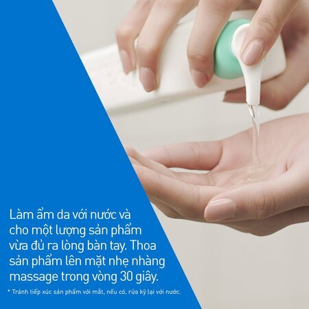 Sữa Rửa Mặt CeraVe Sạch Sâu Cho Da Thường Đến Da Dầu 236ml 03
