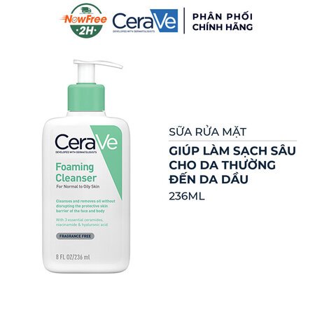 Sữa Rửa Mặt Cerave Cho Da Dầu Mụn 236ml 01