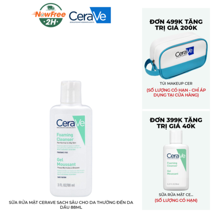 Sữa Rửa Mặt Cerave Cho Da Dầu Mụn 88ml 01