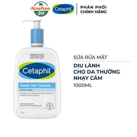 Sữa Rửa Mặt Cetaphil Dịu Lành Cho Da Nhạy Cảm 1000ml (Mới) 01