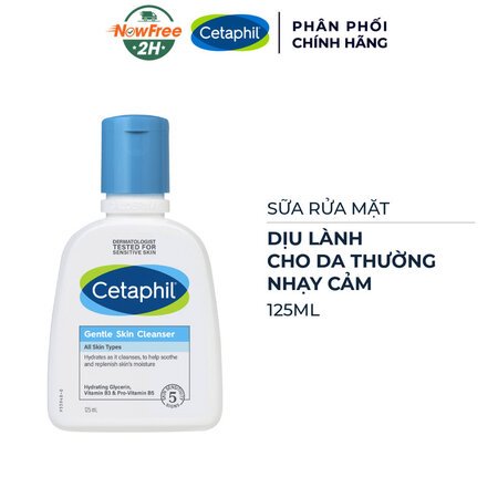 Sữa Rửa Mặt Cetaphil Dịu Lành Cho Da Nhạy Cảm 125ml (Mới) 01