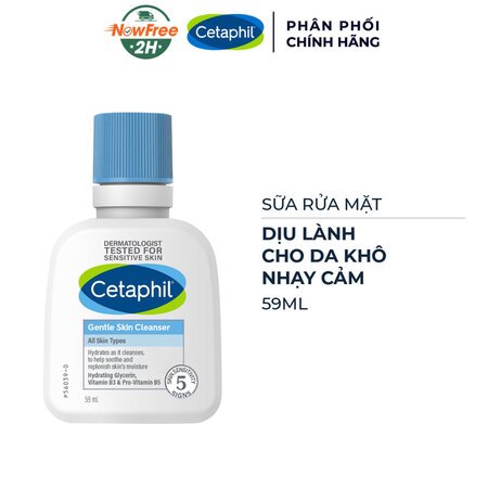Sữa Rửa Mặt Cetaphil Dịu Lành Cho Da Nhạy Cảm 59ml 01