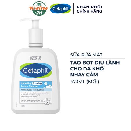 Sữa Rửa Mặt Cetaphil Tạo Bọt Dịu Lành Cho Da Nhạy Cảm 473ml 01