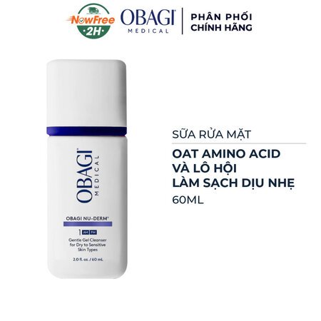 Sữa Rửa Mặt Obagi Làm Sạch Da, Dịu Nhẹ 60ml 01