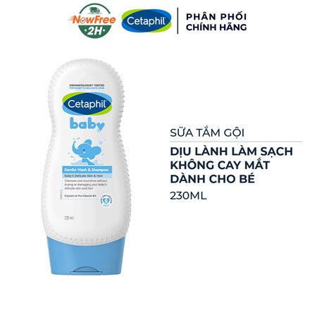 Sữa Tắm Gội Cetaphil Dịu Lành Cho Bé 230ml 01