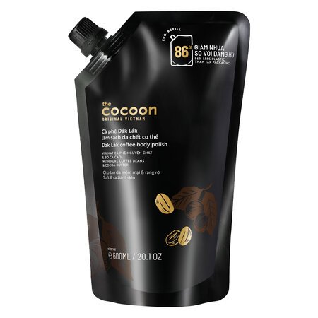 Túi Refill Tẩy Da Chết Toàn Thân Cocoon Sạch Da 600ml 04