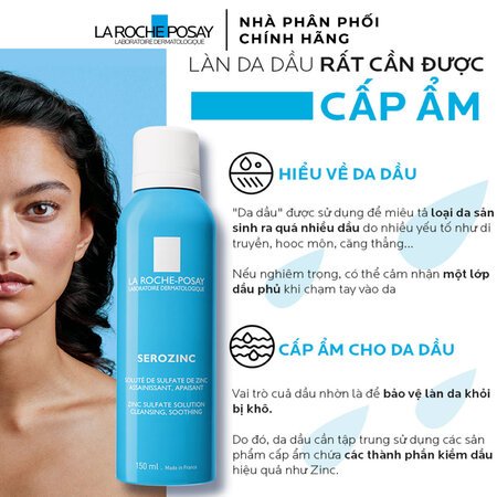 Xịt Khoáng La Roche-Posay Làm Sạch & Dịu Da Dầu Mụn 150ml 03