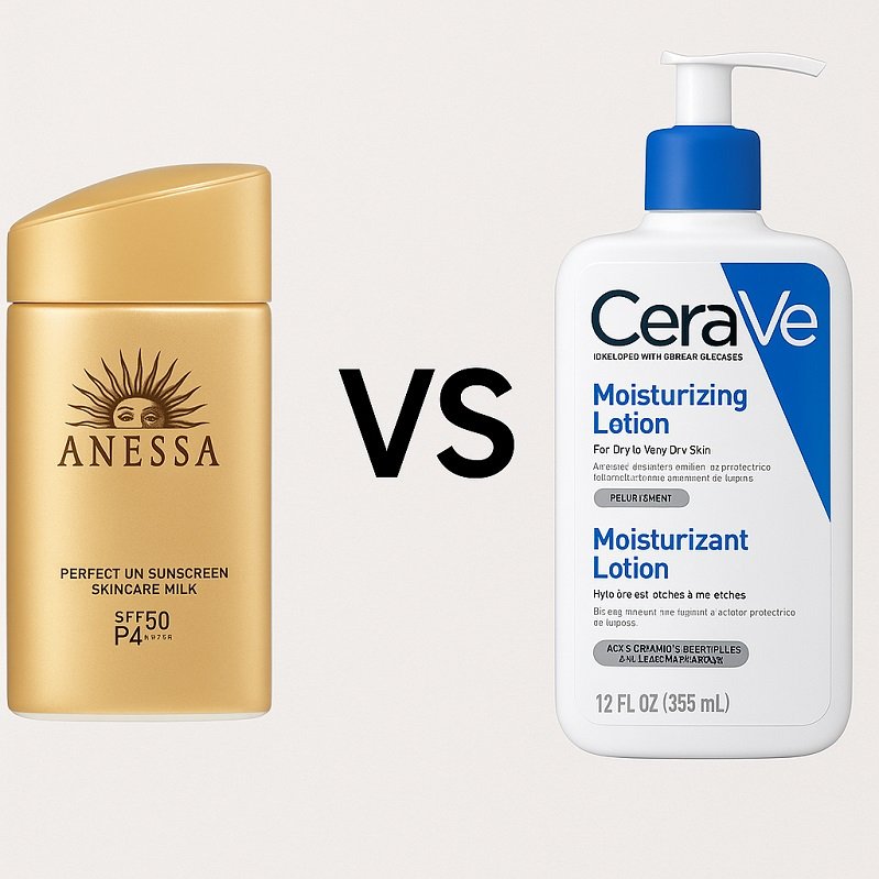 Anessa vs CeraVe