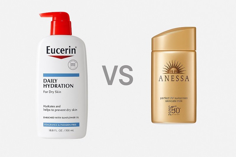 Eucerin vs Anessa
