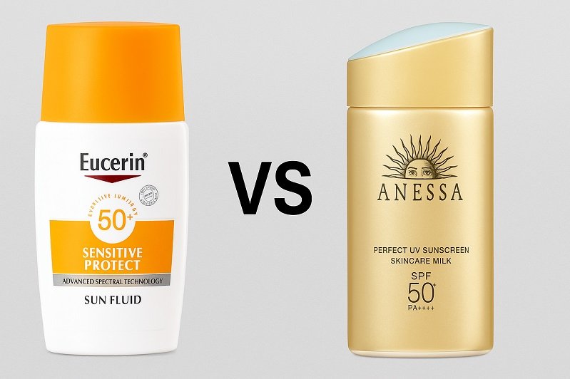 Eucerin vs Anessa