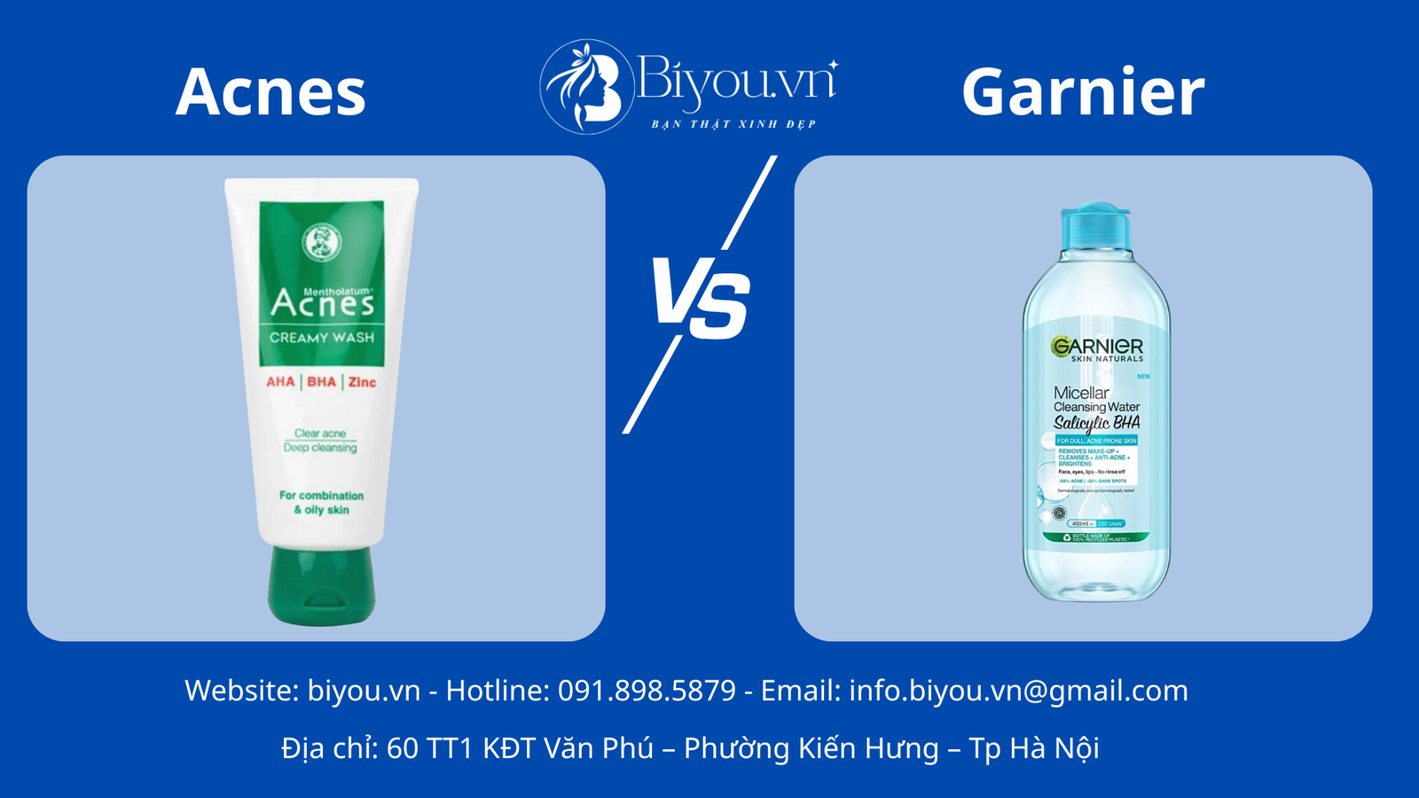 Garnier vs Acnes