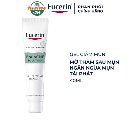Gel Giảm Mụn Eucerin Dành Cho Mụn Viêm & Không Viêm 40ml 01