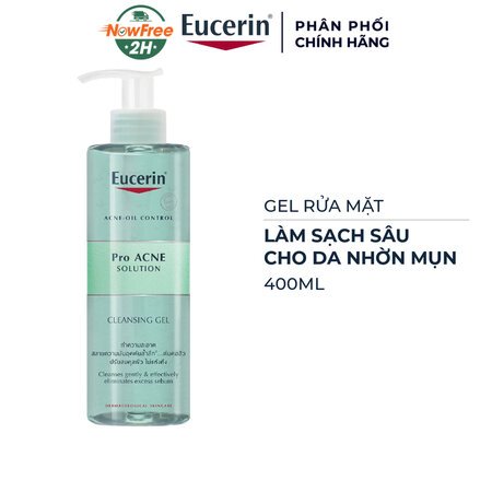 Gel Rửa Mặt Eucerin Cho Da Mụn 400ml 01