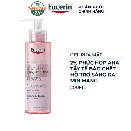 Gel Rửa Mặt Eucerin Hỗ Trợ Sáng Da Mịn Màng 200ml 01