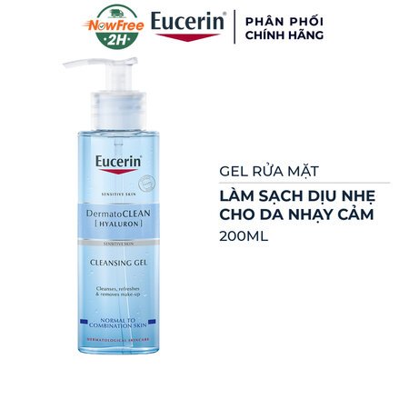 Gel Rửa Mặt Eucerin Làm Sạch Dịu Nhẹ Da Nhạy Cảm 200ml 01