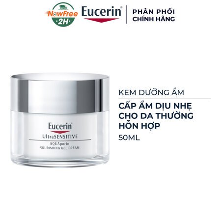 Kem Dưỡng Ẩm Eucerin Dịu Nhẹ Cho Da Thường, Hỗn Hợp 50ml 01