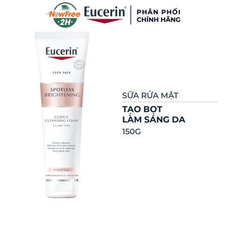 Sữa Rửa Mặt Eucerin Tạo Bọt Làm Sáng Da 150g 01
