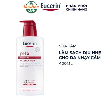 Sữa Tắm Eucerin Dịu Nhẹ Cho Da Nhạy Cảm 400ml 01